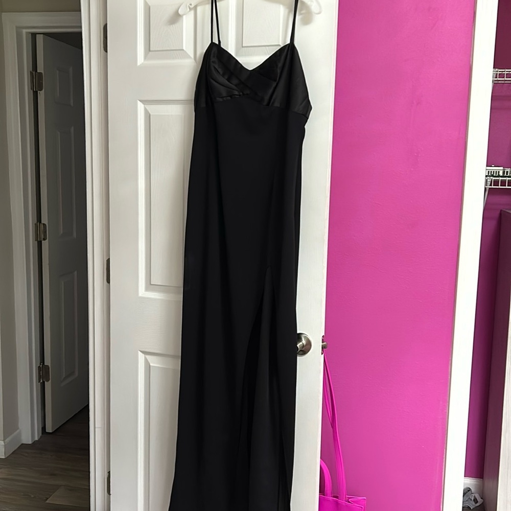 David’s Bridal Long Dress with Slit